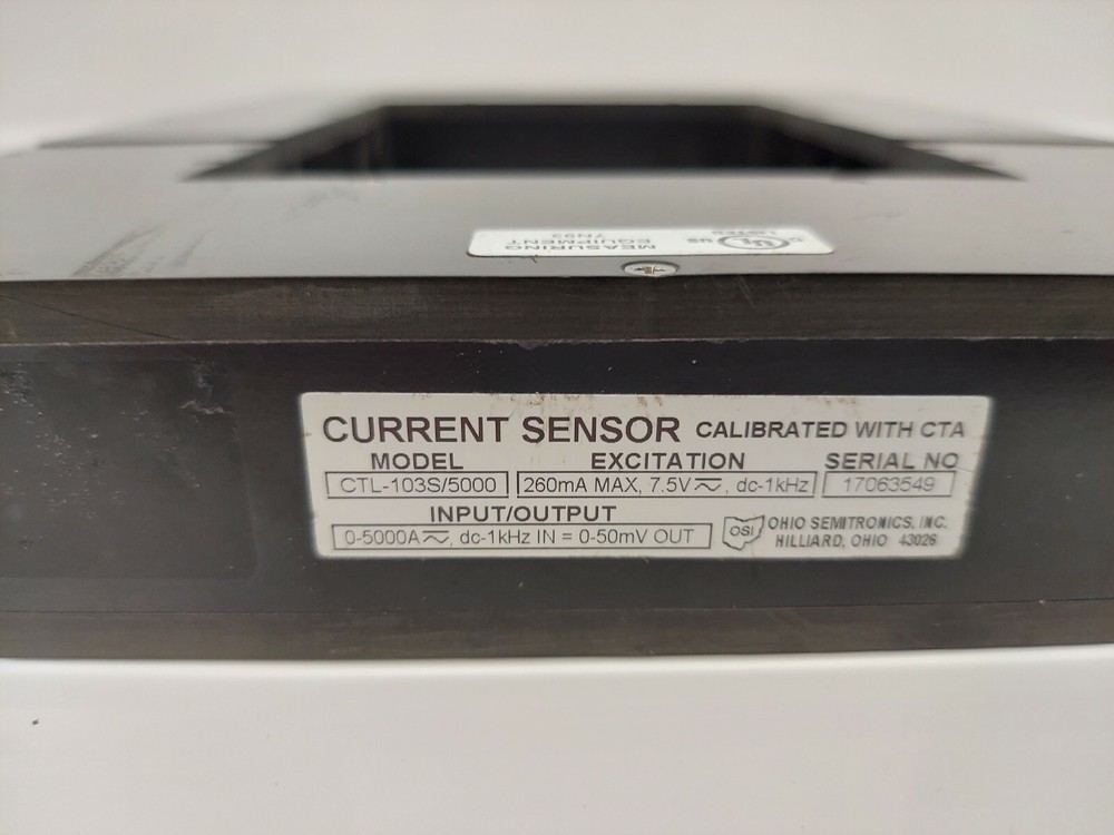Ohio Semitronics CTL-103-S/5000 Current Transducer BR