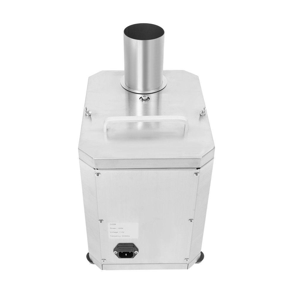 100W Automatic Dicing Machine Fruit & Vegetable Dicer w/ 3 Dicing Grid Knives