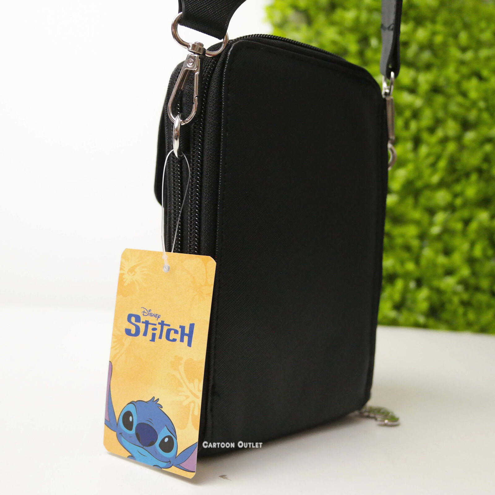 Disney Lilo & Stitch Crossbody Bag Purse Cell Phone Holder Passport Wallet Bag