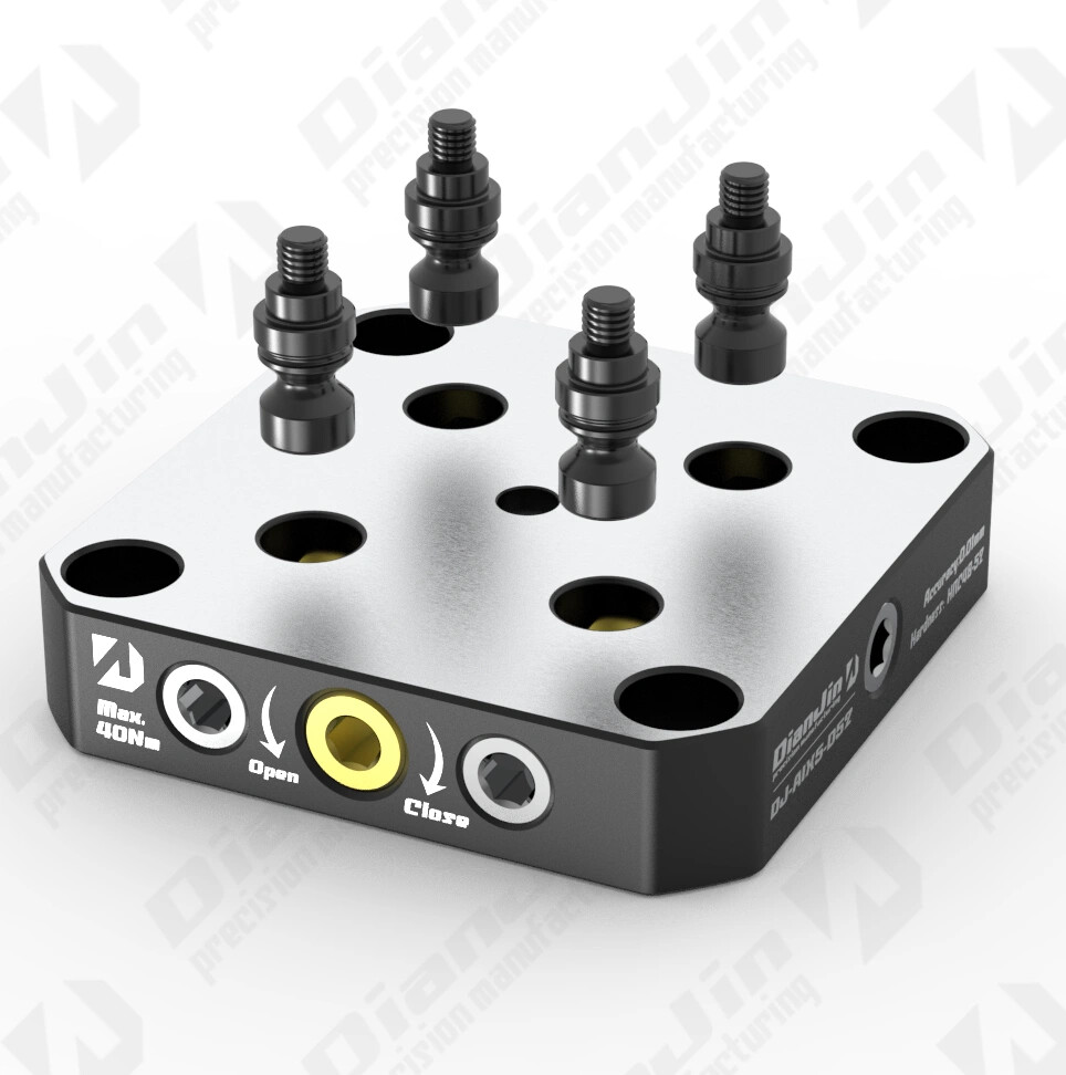 Four and Five-axis Fixture Self-centering Vise Zero-point Quick-change Four-axis