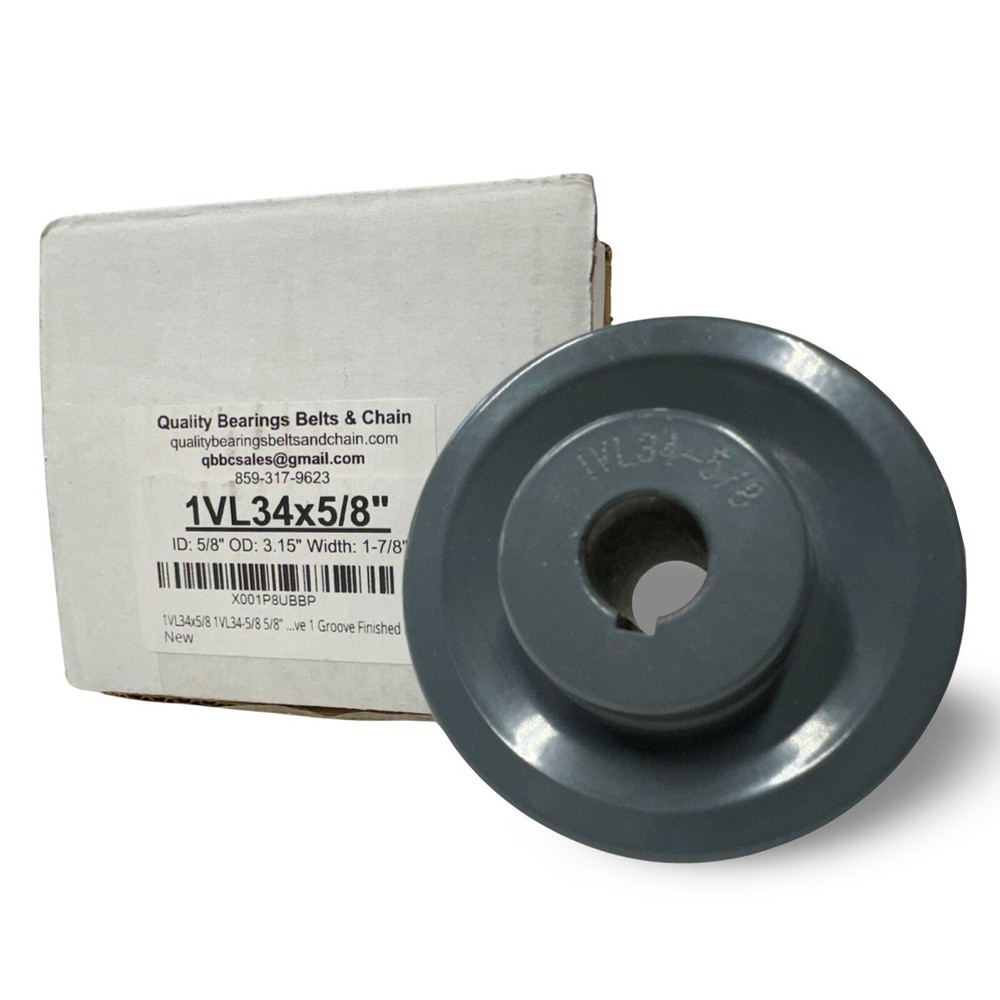 1LV 34x5/8" Groove Finished Bore Variable Pitch Sheave NEW