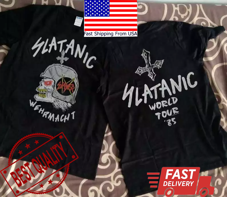 1985 Slayer Slaytanic Wehrmacht World Tour Shirt