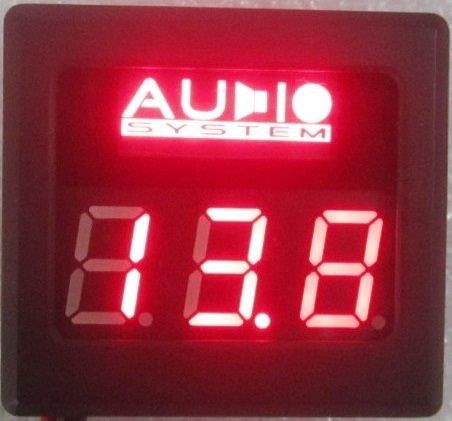 Audio System DVM 12 - Digital Voltmeter with Red Lighting