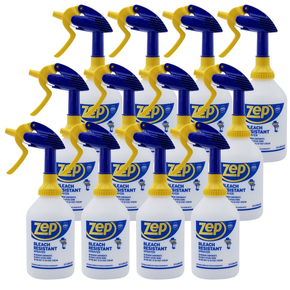 Zep Bleach Resistant Professional Sprayer Bottle - 32 oz (Case of 12) - ZUPRO2 -