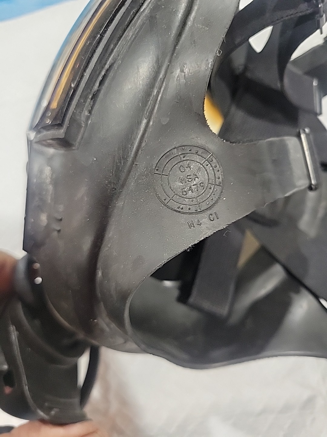 MSA Millennium Riot Control Gas Mask, Size MEDIUM Clear 10051287 A8