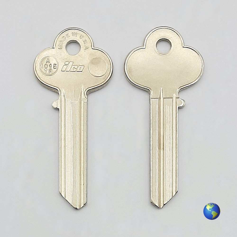 A1015YR Key Blanks for Various Products by Chantrell and Lockwood (2 Keys)