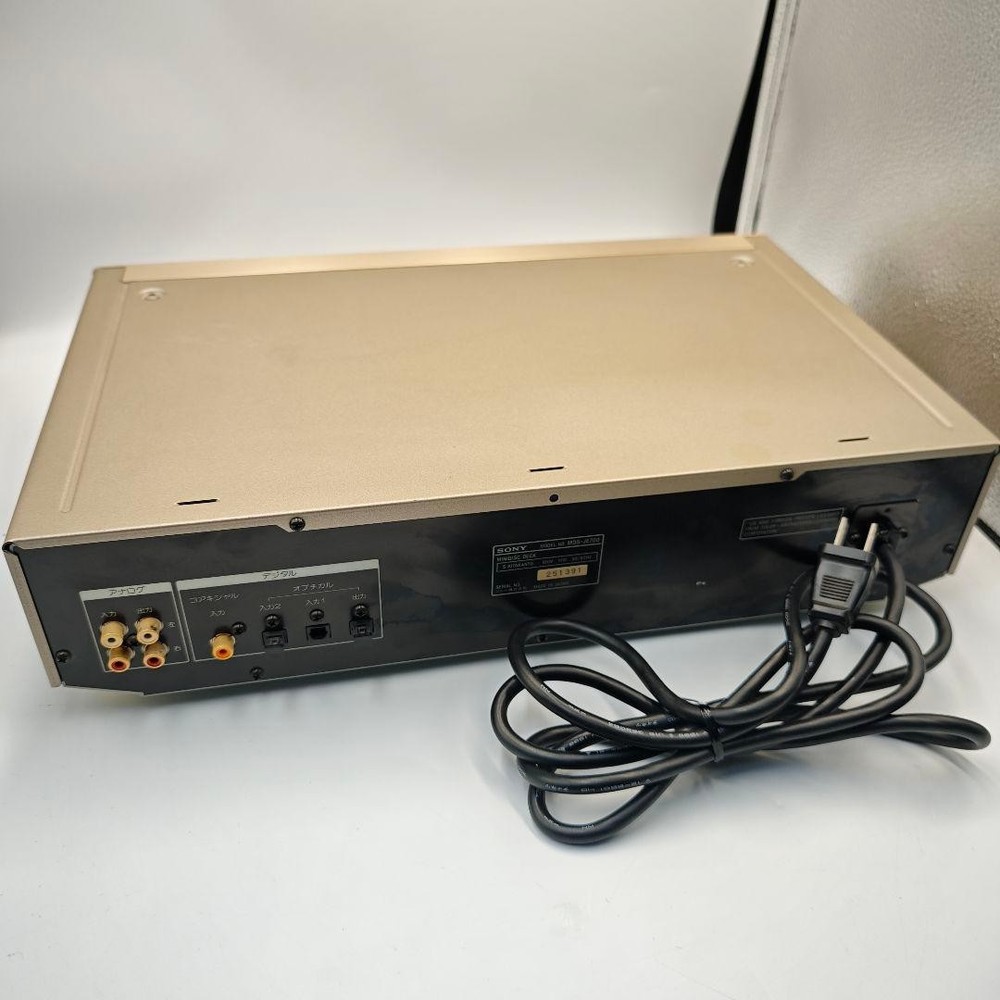 SONY MDS-JE700 MiniDisc Deck MD Recorder Fully Working Remote Included