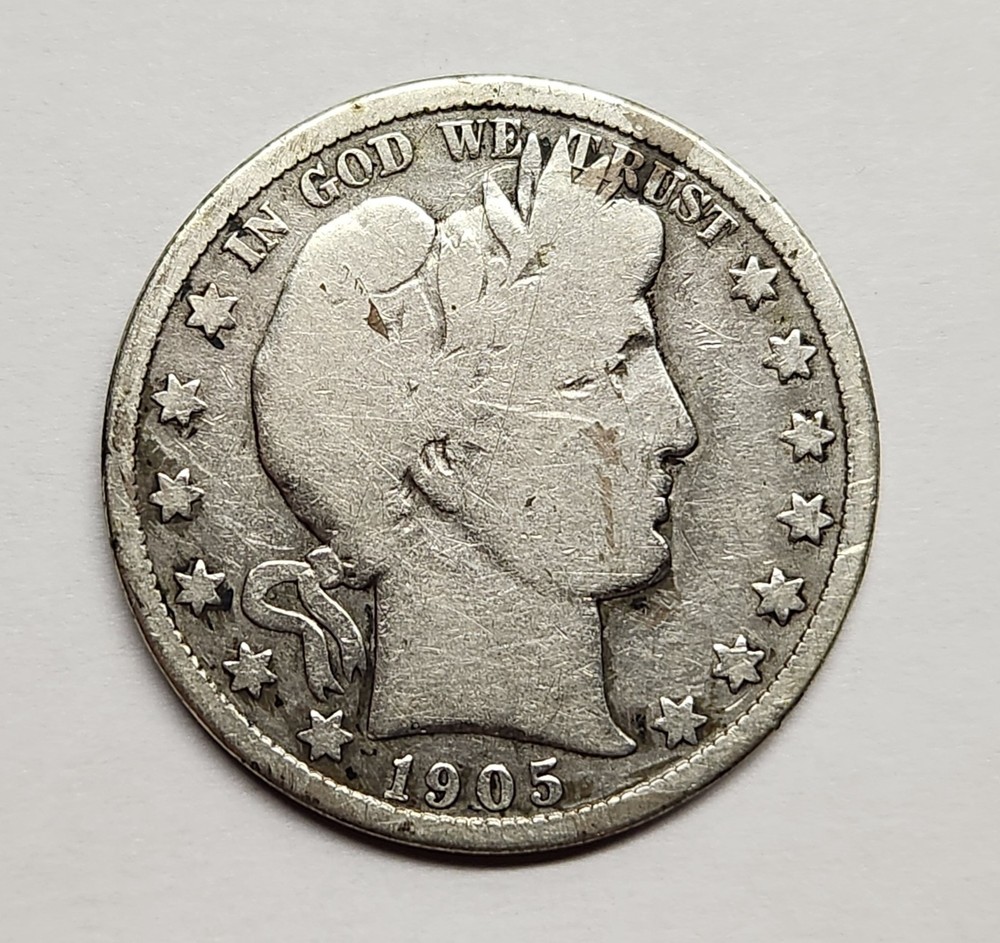 1905-O Barber Half Dollar – VG