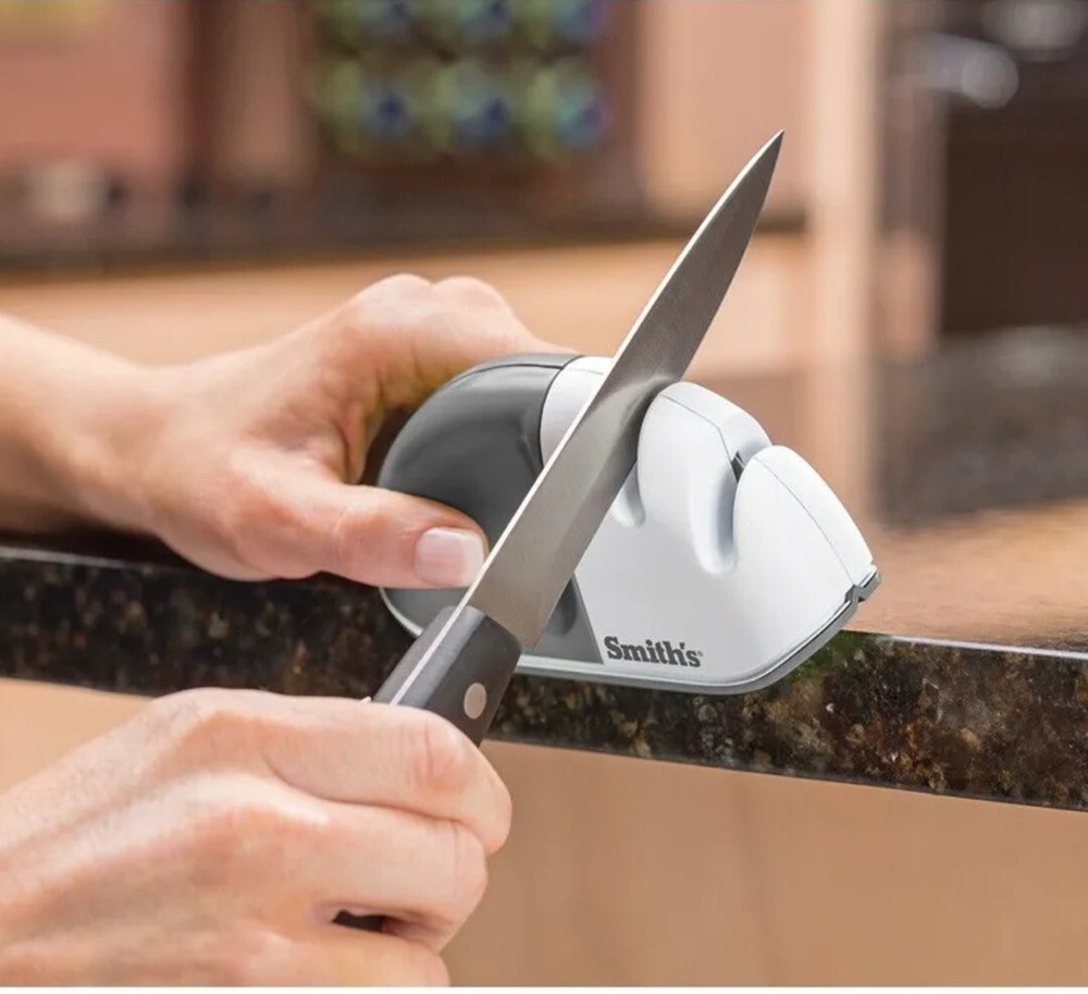 Smith's 51002 Edge Grip Select Two-Step Carbide Coarse/Fine Knife Sharpener