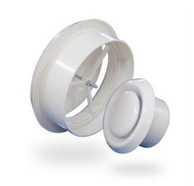 PP Plastic Adjustable Round Diffuser : RD-2P Neck:200mm