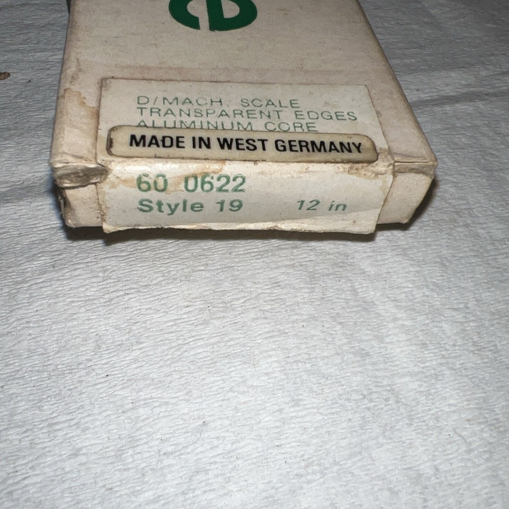 K&E Drafting Machine Scale 60 0622 Style 19 Clear Plastic And Metal