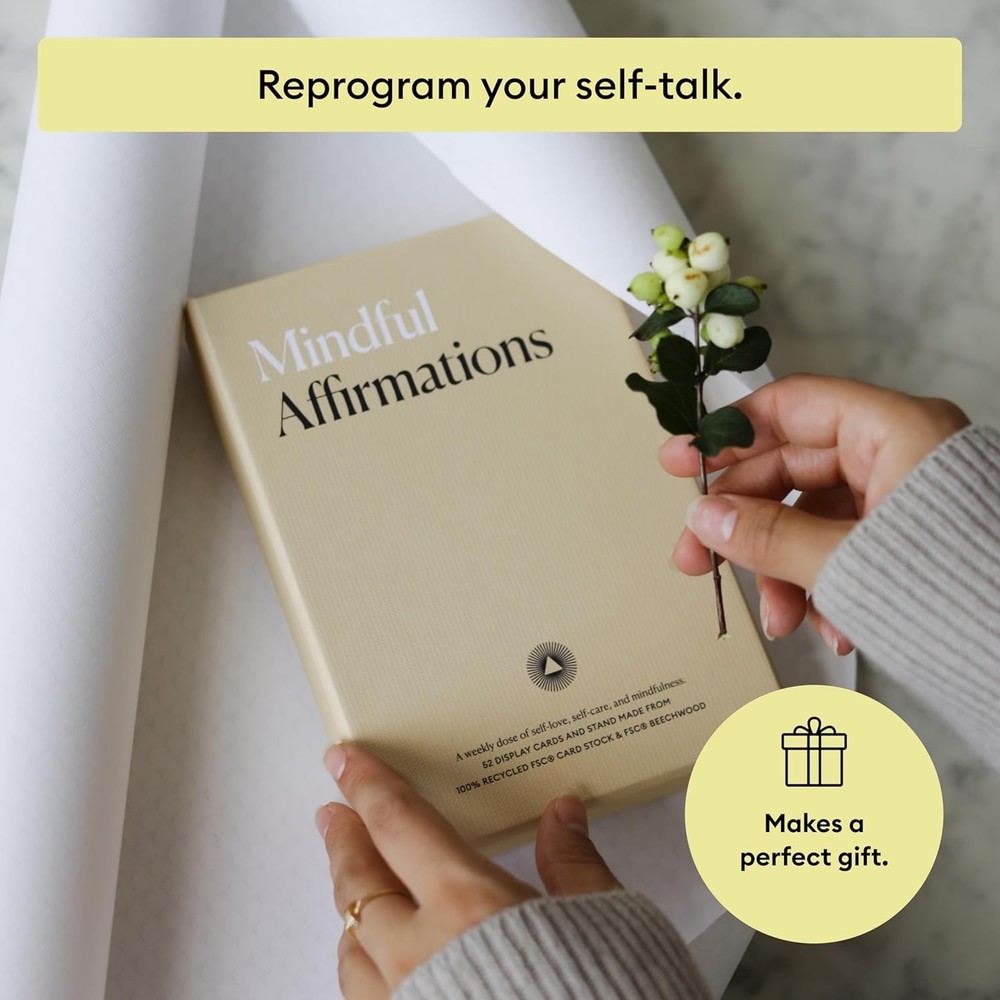 Mindful Affirmation Cards with Stand