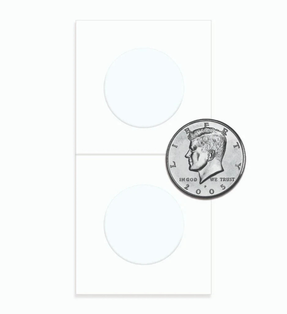 **(10) BCW 2X2 Half Dollar Coin Storage Flips**