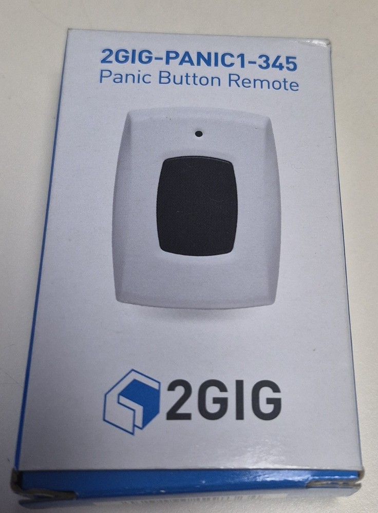 2GIG Wireless Panic Button Remote - White - 2GIG-PANIC1-345