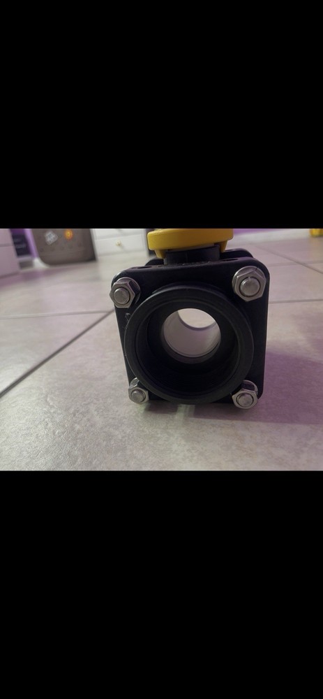 Banjo 2" V200 Polypropylene Ball Valve Inline 2"