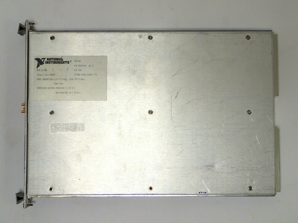 NATIONAL INSTRUMENTS VXI-MXI 181045-01 REV C, VXIbus C SIZE MODULE