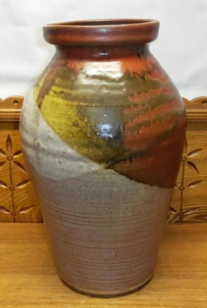Roy Lee Studio Art Pottery Vase - 14 1/4"