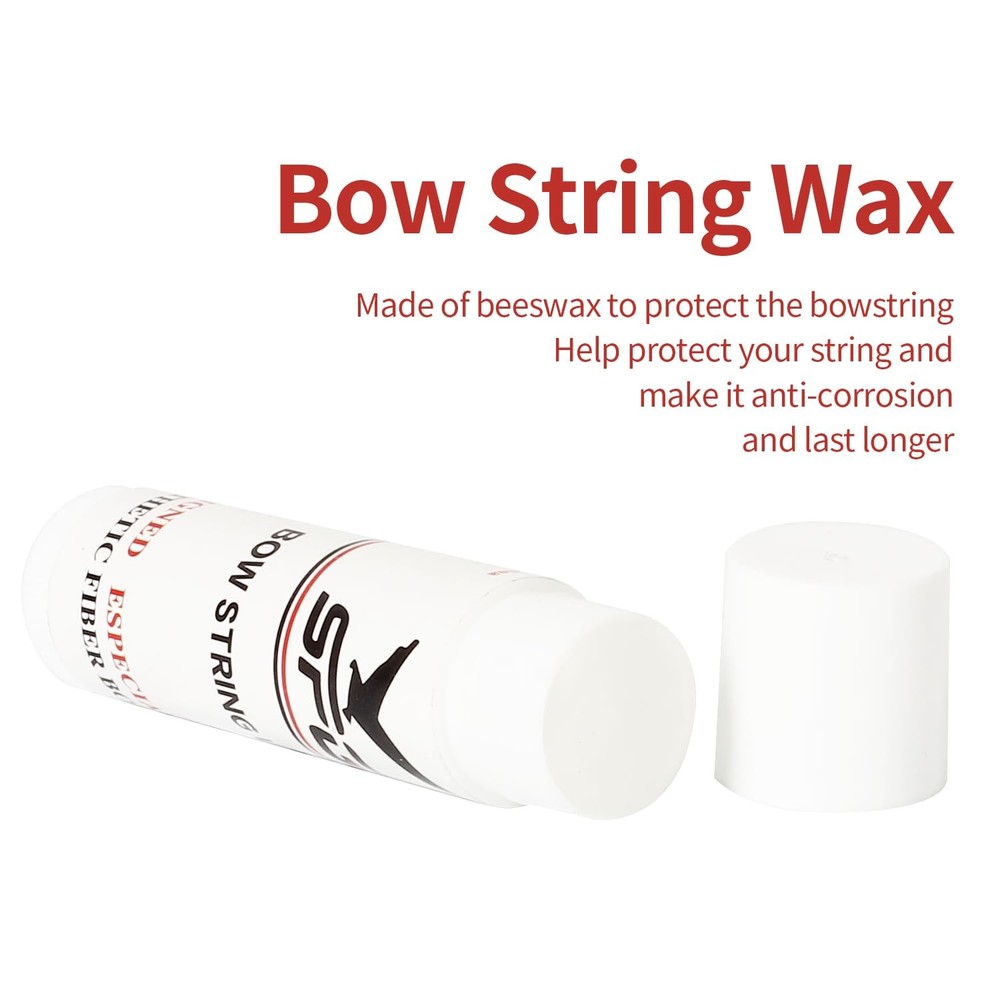FENJANER Archery 6Pcs Bow String Wax, Protective Bowstring Waterproof Rail...