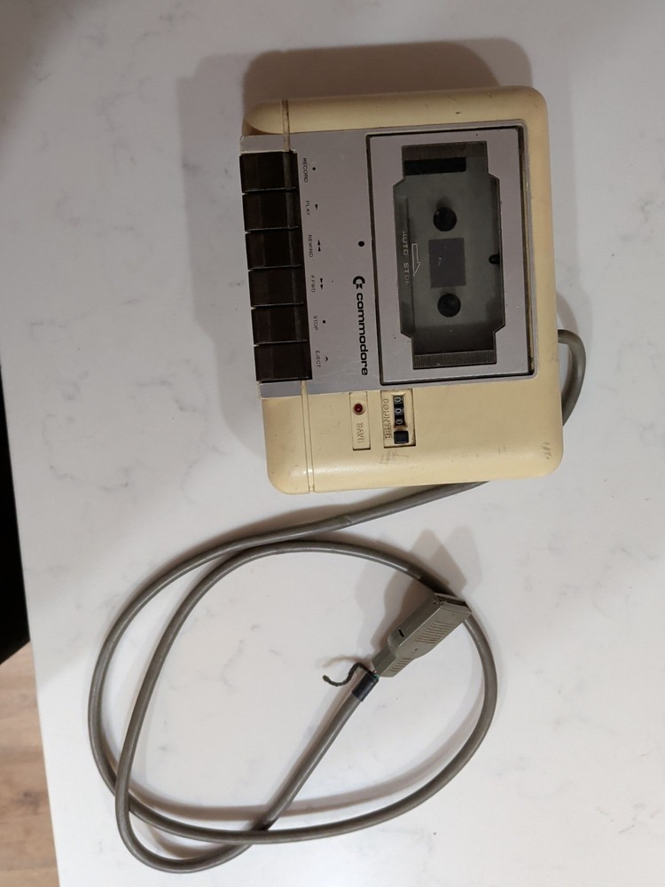 Vtg Commodore Datassette C2N Cassette Tape Counter for Commodore Untested