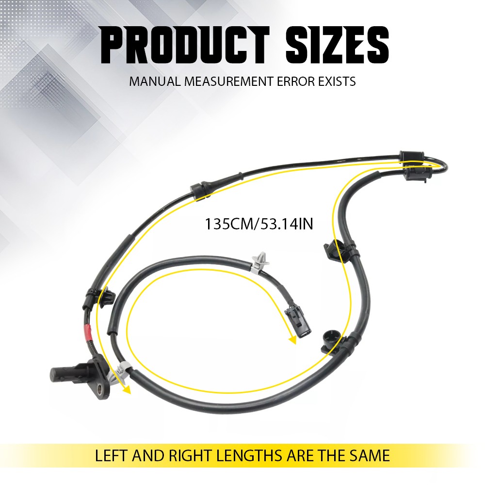 2pcs ABS Wheel Speed Sensor Front Rear Right & Left For Kia Sorento 2013-2014
