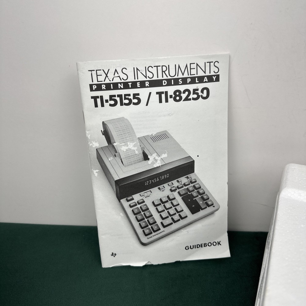 Texas Instruments Model TI-8250 Electronic Calculator Works