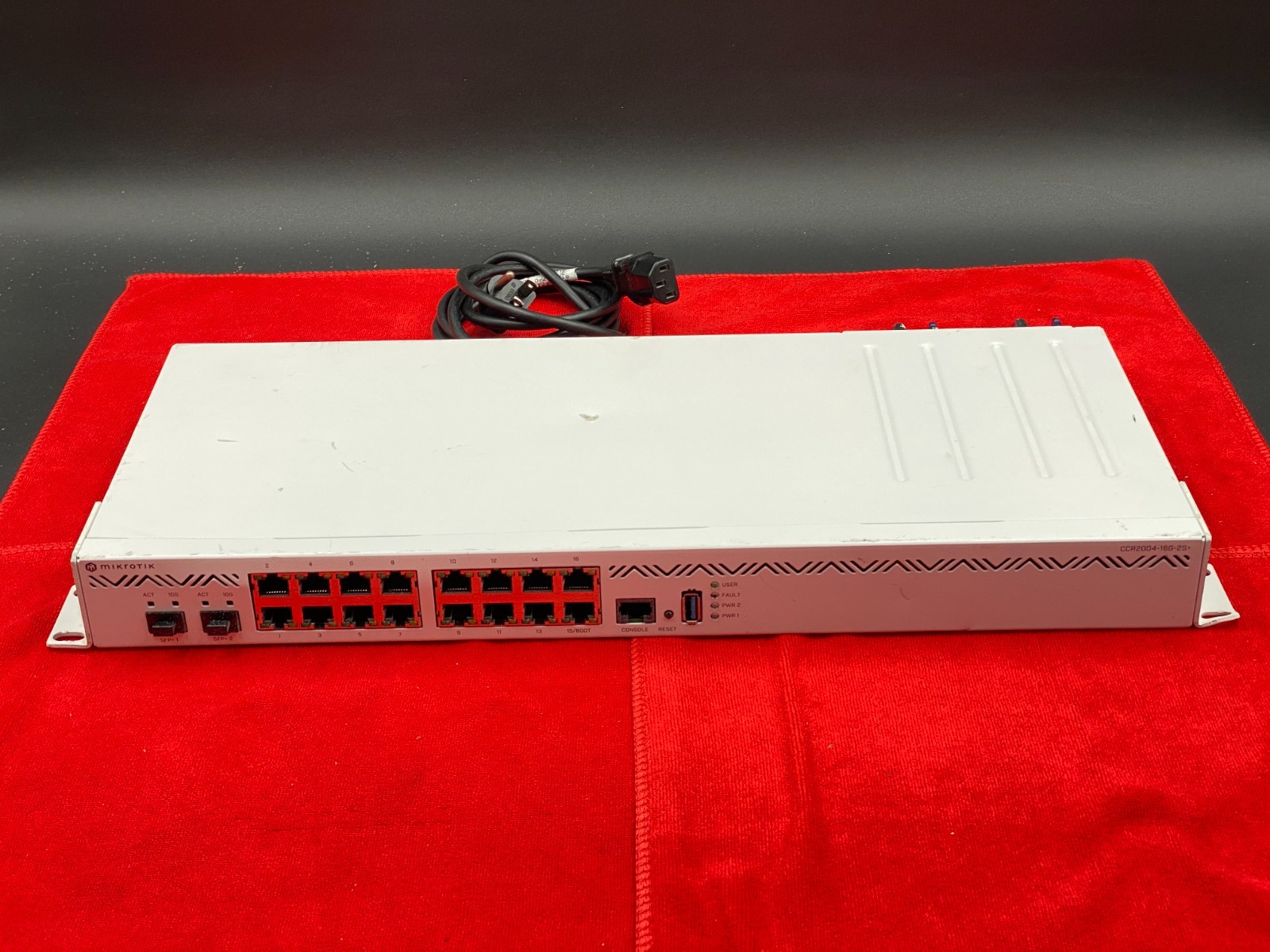 MIKROTIK ROUTER CCR2004-16G-2S+ 16x1Gbps PLUS TWO 10Gbps RJ45 ports = 18