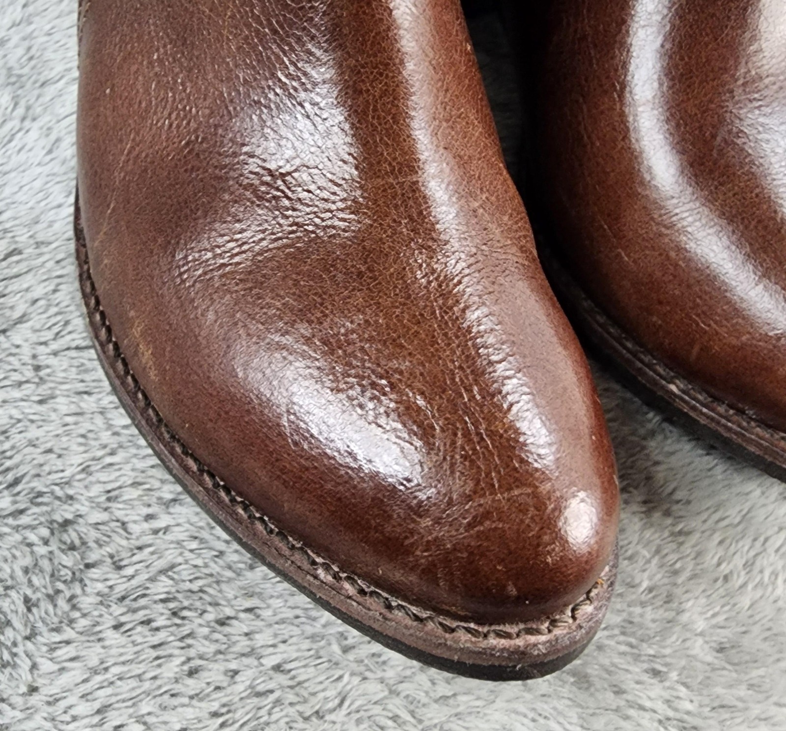 Matisse Kate Ankle Booties Women's Size 8.5 Brown Leather