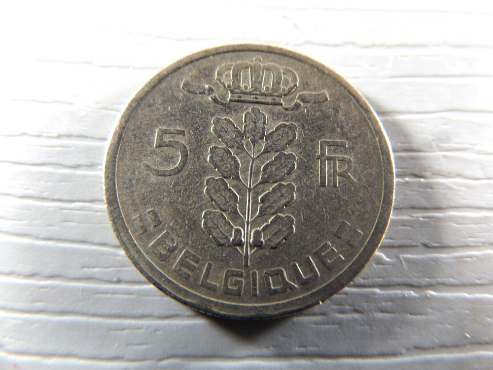 Belgium 1958 5 Francs