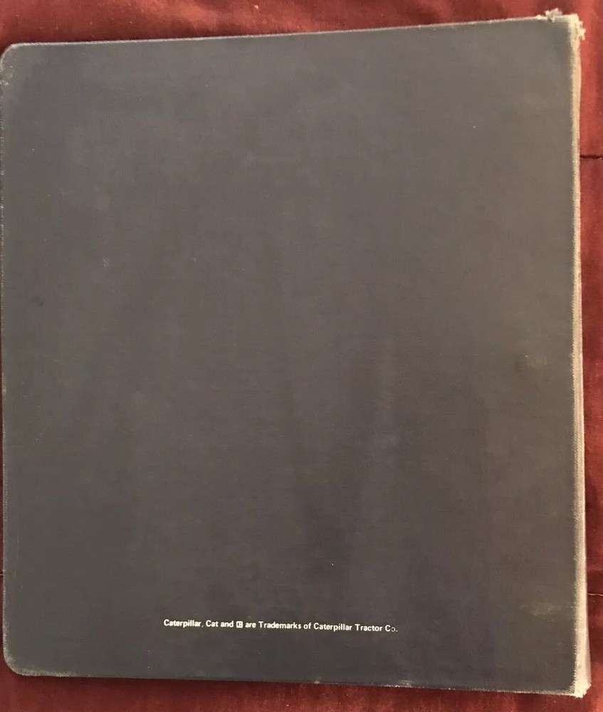 Vintage Caterpillar Tractor Co Notebook