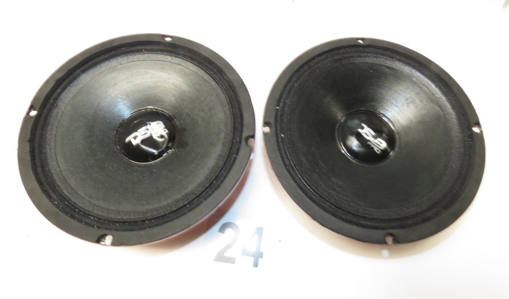 2X 6.5" DS18 PRO Mid Range Loud Speaker 400 Watts Max 2 Ohms