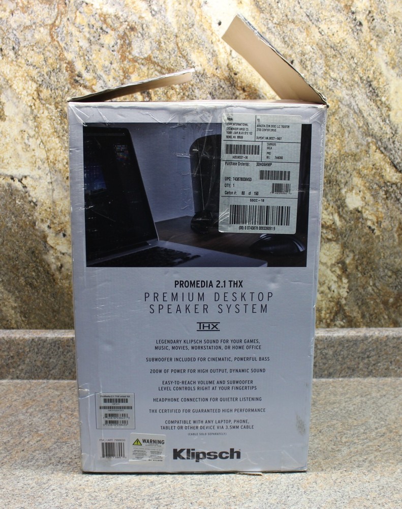 Klipsch ProMedia 2.1 THX Premium Desktop Speaker System