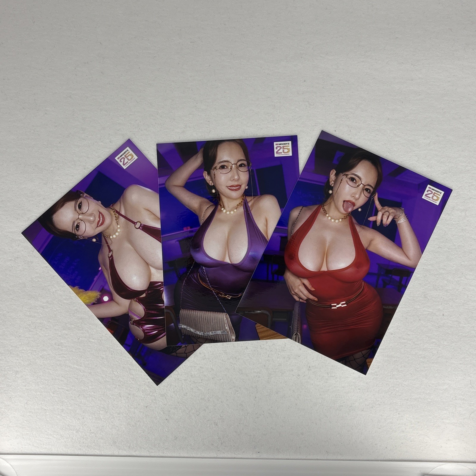 Yui Hatano Raw Photo Set of 3 MIAB-585 G-cup JAV Adult idol L-size Bromide