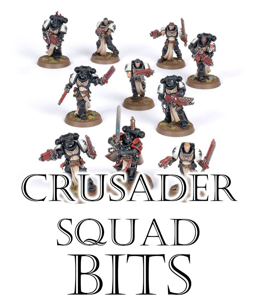 Warhammer 40k Black Templars Crusader Squad Bits, Games Workshop, Space Marine