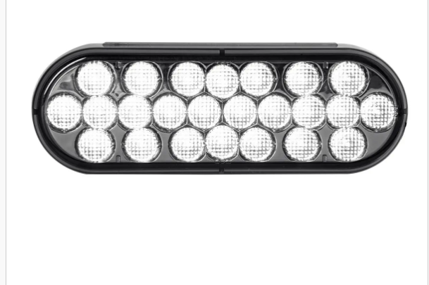 OVAL PEARL LED LIGHT SMOKE LENS
