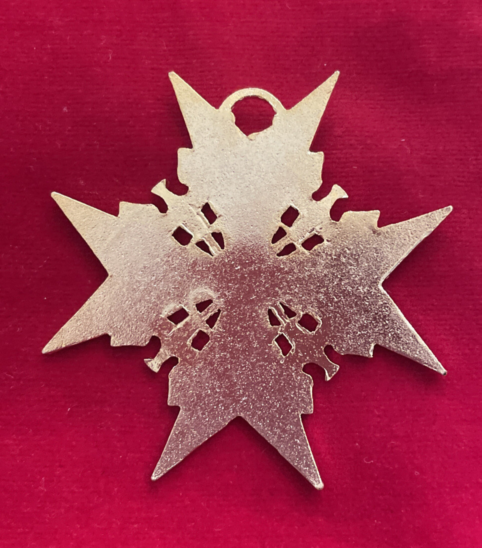 WW1 German BLUE MAX MEDAL Pour Le Merite Award Military Order Iron Cross Badge