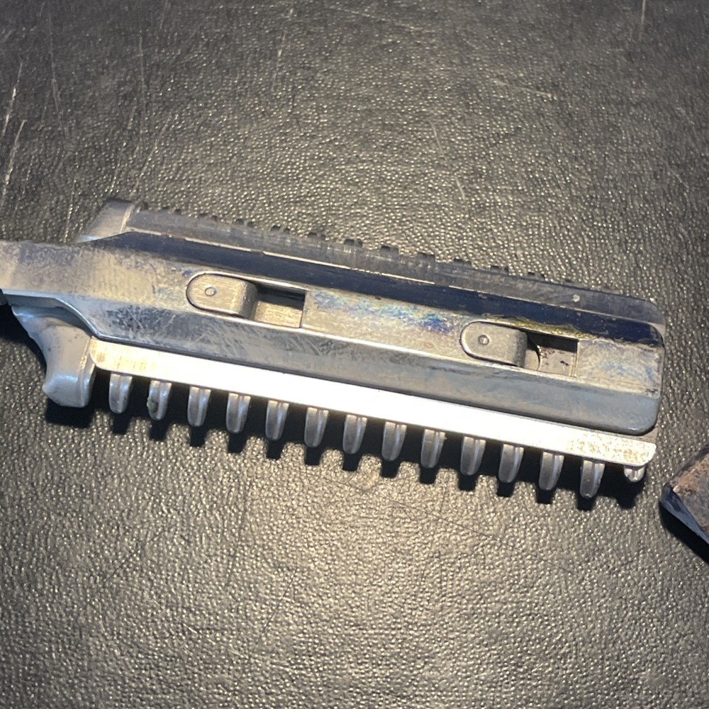 Two vintage straight razors