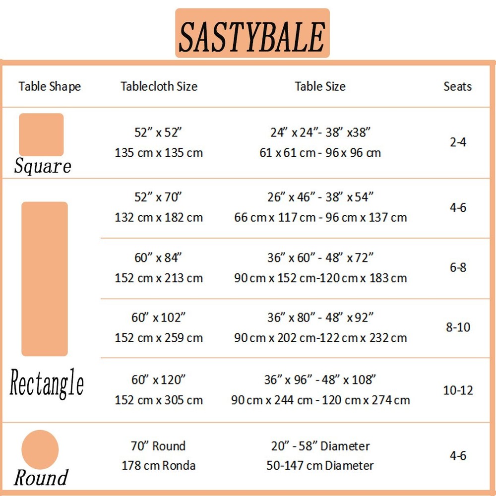 Christmas Tablecloth Rectangle, Jacquard Table Cloth Spillproof and Resistant...