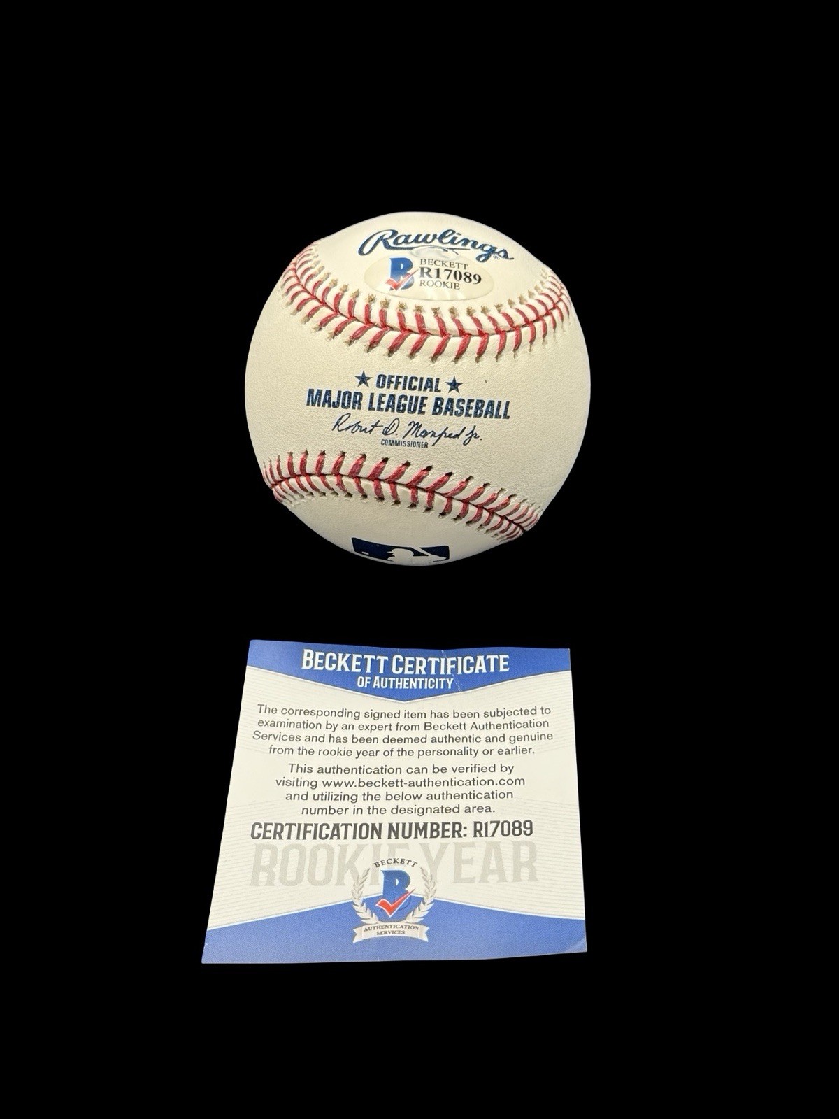 Miguel Andujar Signed OML Baseball BAS Beckett Coa Yankees ROOKIE Auto