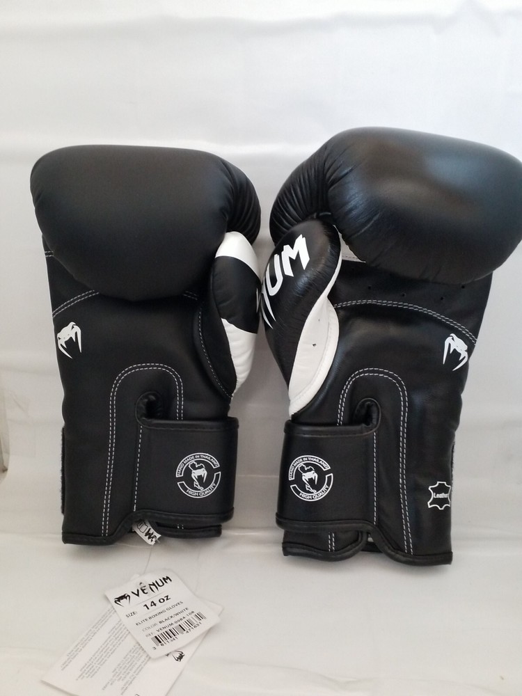 Venum Elite Hook and Loop Training Boxing Gloves