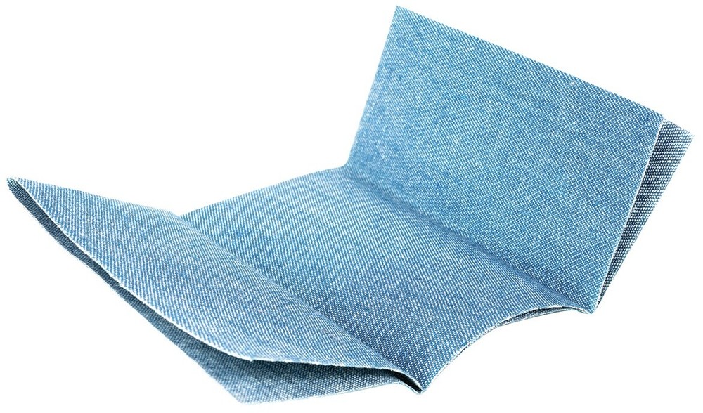 Iron-On Jumbo Patch 8"X10" 1/Pkg Denim