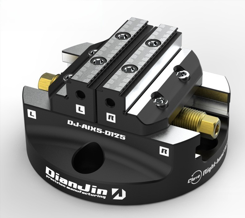 Four/five-axis quick-change fixture zero-point disc type integral concentricVise