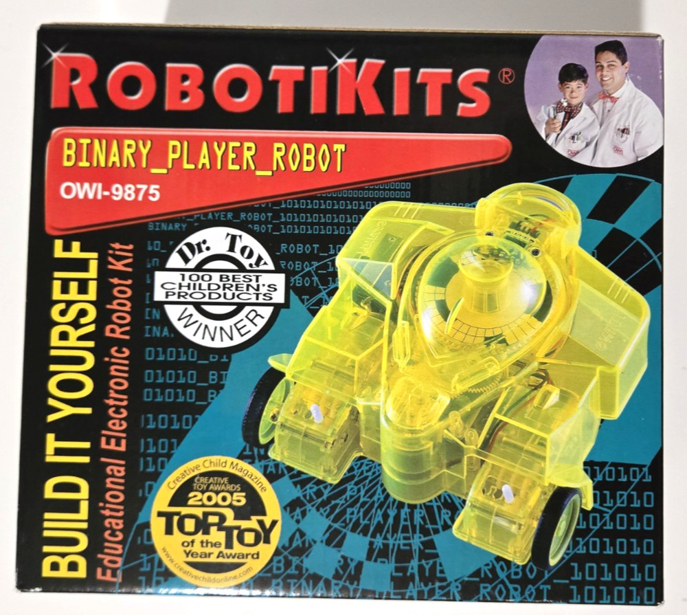 Educational Science Electronic Kit Weasel Robot Robotikits OWI - 9875 Sealed Box