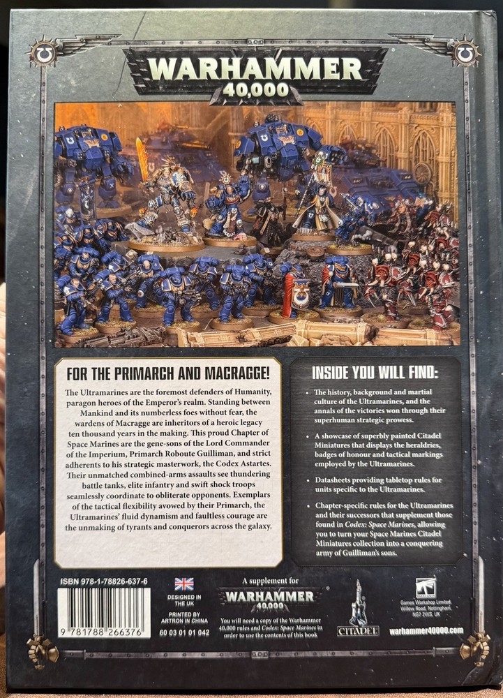 Games Workshop - Warhammer 40,000 - CODEX: Ultramarines
