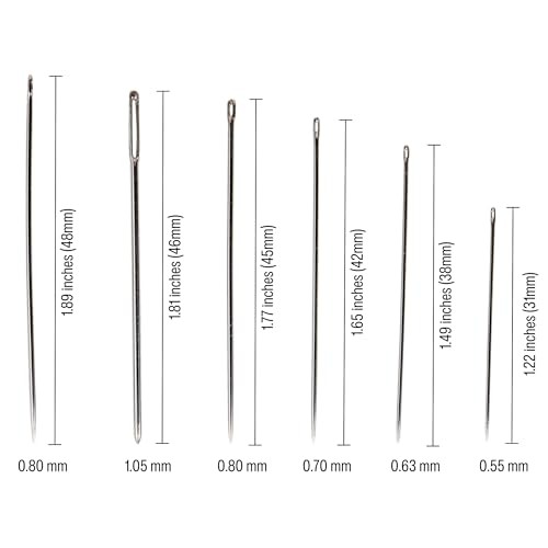 00276 Assorted Hand Needles in Compact, 25-Count,Assorted 25/Pkg 1-Pack