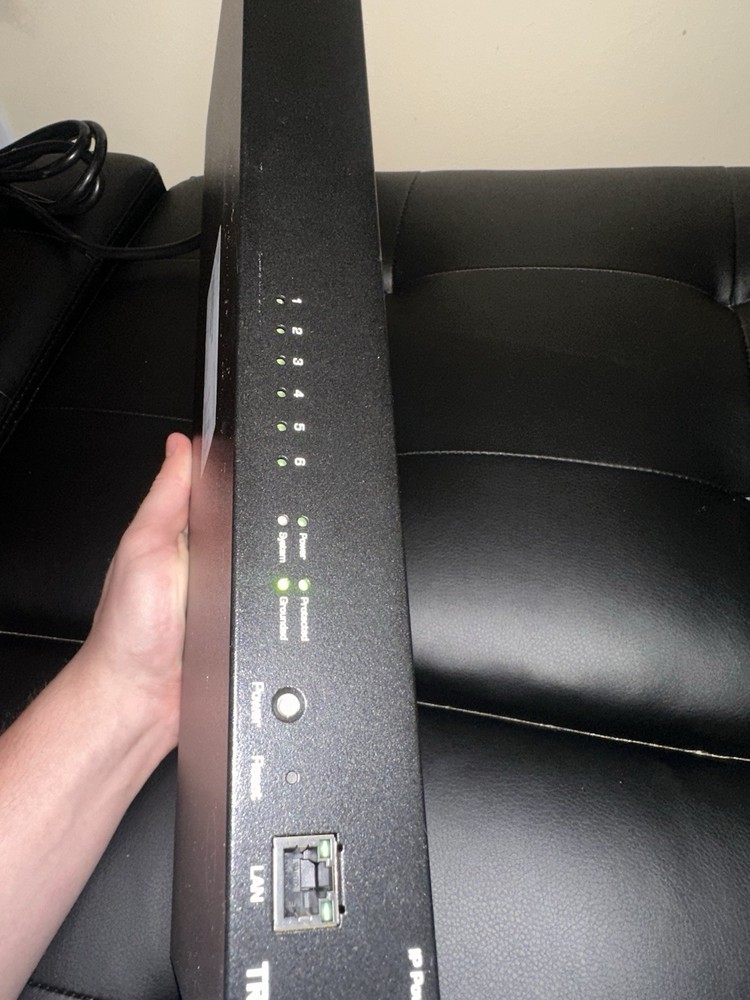 Trendnet TPI-06 Power Distribution Unit Rackmount 6 Plug In With LAN Working