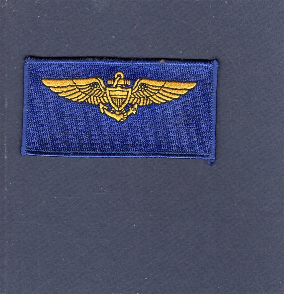 NAVAL AVIATOR WING US Navy USMC Squadron Name Tag Crew Patch