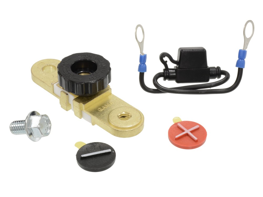 Corvette Garage Battery Disconnect Switch Side Post with Bypass Fuse