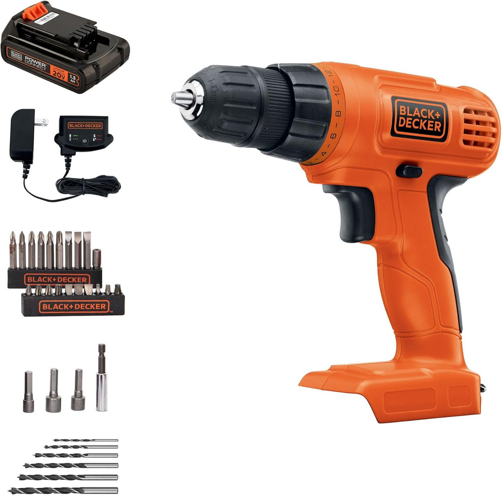20V MAX POWERCONNECT Power Drill Cordless Drill Driver Electric Screwdriver with