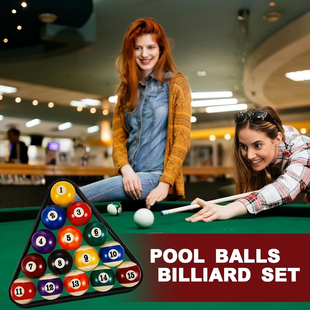 Complete Pool Table Accessories Set - Durable Billiard Gifts for Adults
