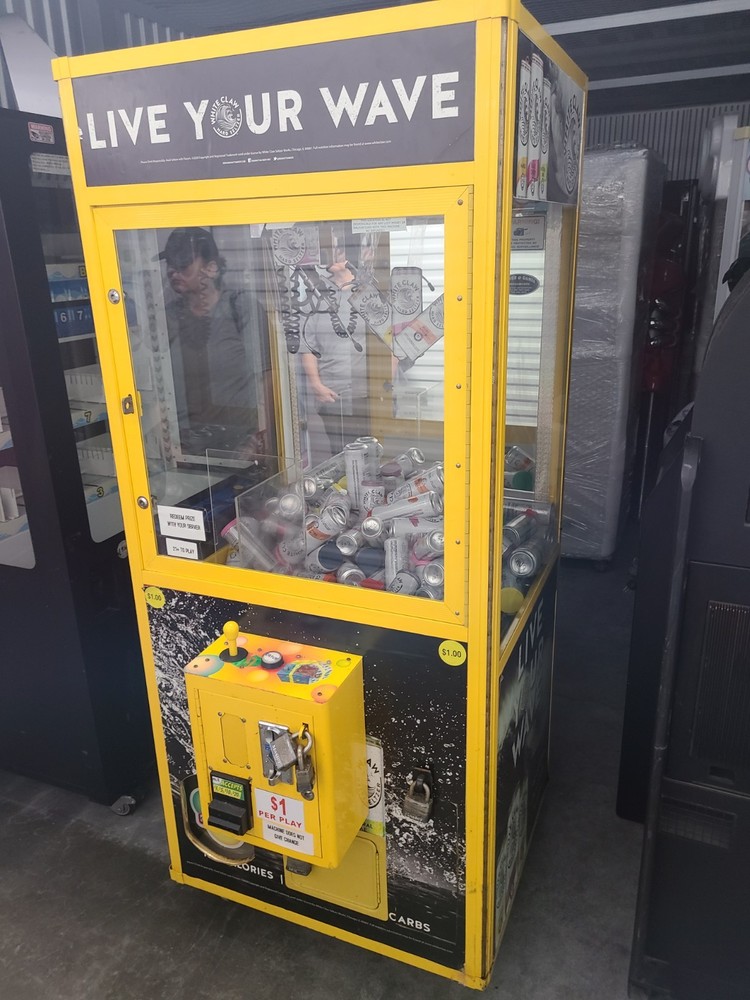TOY PLUSH CRANE MACHINE WHITE CLAW
